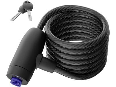 Basi ZR 302 Spiraalkabelslot Zwart Sleutelslot Basi ZR 302 Spiraalkabelslot Zwart Sleutelslot