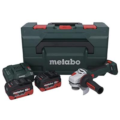Metabo Accu-haakse slijper | 125 mm | WB 18 LT BL 11-125 quick | 18V 2X8AH LIHD | lader asc 145 | metabox 165 L 613054810 Metabo Accu-haakse slijper | 125 mm | WB 18 LT BL 11-125 quick | 18V 2X8AH LIHD | lader asc 145 | metabox 165 L 613054810