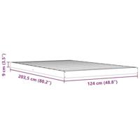 Bedframe massief grenenhout wasbruin 120x200 cm - thumbnail