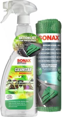 SONAX Actieset "cleanstar microvezeldoeken". clean-star-set 750 ml