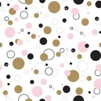 Duni servetten Splashin Dots 3-laags 33x33 - thumbnail