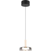 LED Hanglamp - Trion Lester - 10W - Warm Wit - 3000K - Dimbaar - IP20 - Rond - Mat Zwart - Metaal - thumbnail