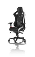Noblechairs Epic Real Leather Black/White/Red - thumbnail