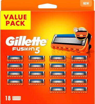 Gillette Gillette Fusion 5 18 Pack - Scheermesjes voor langdurig glad resultaat