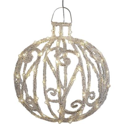 Luca Lighting LED Kroonluchter 32x30 cm Zilver/Transparant