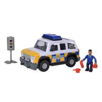 Simba Brandweerman sam politie auto 4x4 met figuur - thumbnail
