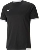 PUMA teamLIGA Voetbalshirt Zwart Wit - thumbnail