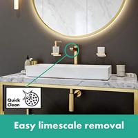 Hansgrohe Wastafelmengkraan Talis E 240 Eengreeps met Trekwaste Gepolijst Goud - thumbnail