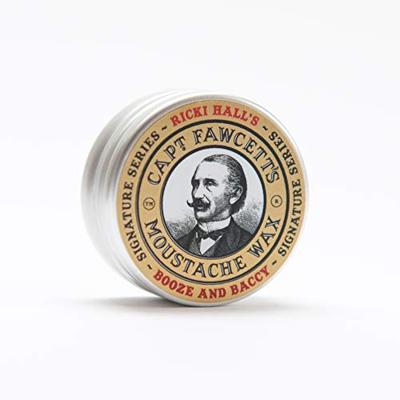 Captain Fawcett's Signature Booze & Baccy Moustache Wax 10ml