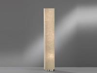 Fischer & Honsel Staande schemerlampThor 110cm zandkleurig - 40028 - thumbnail