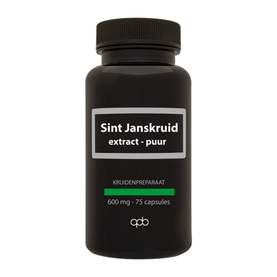 APB Holland Sint janskruid extract puur 600mg 75 Capsules