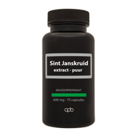 APB Holland Sint janskruid extract puur 600mg 75 Capsules - thumbnail