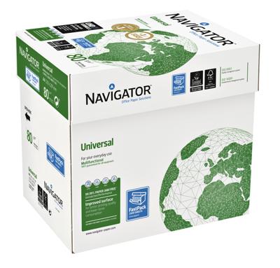 Navigator 82470A80S Printpapier, kopieerpapier DIN A4 80 g/m² 2500 vellen Wit