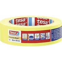 Tesa Precisie afplaktape | glad | geel | lengte 50 m | breedte 30 mm | wiel | 5 stuks - 04334-00002-00 04334-00002-00 - thumbnail