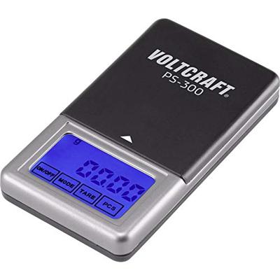 VOLTCRAFT PS-200 Zakweegschaal Weegbereik (max.) 200 g Resolutie 0.01 g Zwart, Zilver