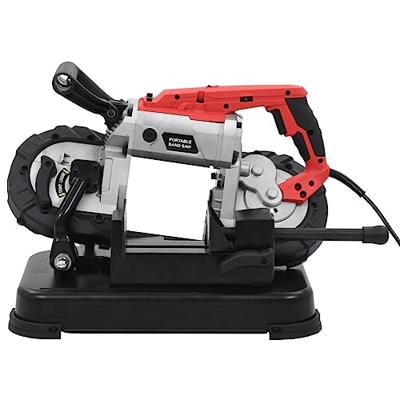 VidaXL Lintzaagmachine met basis en draagkoffer staal