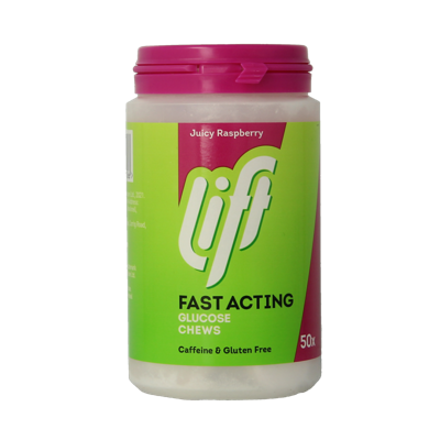 Lift Fast Acting Glucose Kauwtabletten - Framboos Lift Fast Acting Glucose Kauwtabletten - Framboos