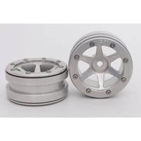 Metsafil Beadlock Wheels PT-Slingshot Zilver / Zilver 1.9 (2st) - thumbnail