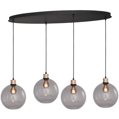 Masterlight Hanglamp ovaalLazise Oval 4x Ø 25cm goud - 2644-05-02-100-40425