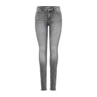 Only 15188520 Onlblush Mid Sk Ank Raw Jeans Skinny Fit Grey Denim 15188520 - thumbnail