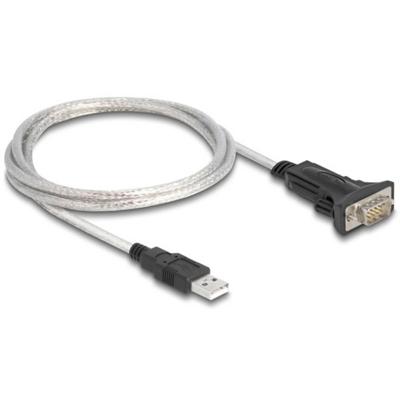 Delock USB 2.0 Adapter [1x USB-A 2.0 stekker - 1x Serieel 9-polig] 64268 1 m