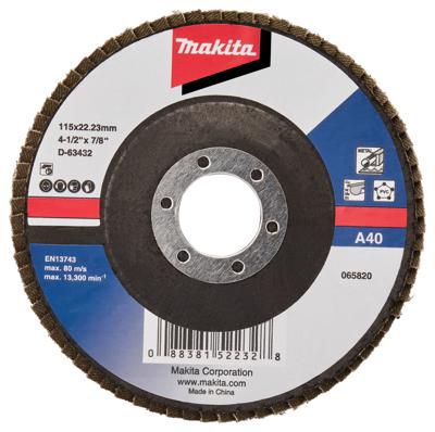 Makita Accessoires Lamellenschuurschijf 115mm A40 - D-63432-10 D-63432-10