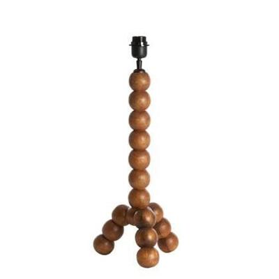 Light & Living Tafellamp 'Veglio' Mangohout, kleur Bruin (excl. kap)