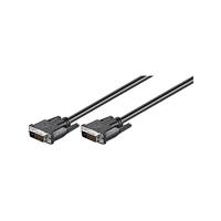 Wentronic DVI-D kabel Dual Link (DVI-D (24+1) stekker naar DVI-D (24+1) stekker) 2 m zwart - thumbnail