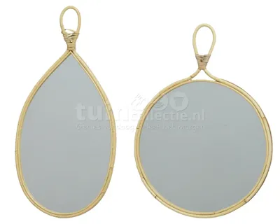 Spiegel Rotan Bruin Assorti 1st Spiegel Rotan Bruin Assorti 1st