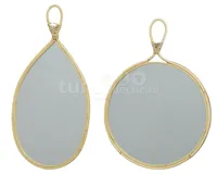 Spiegel Rotan Bruin Assorti 1st - thumbnail