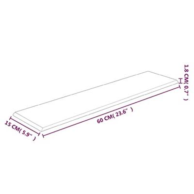 Wandpanelen 12 st 1,08 m 60x15 cm fluweel crmekleurig Wandpanelen 12 st 1,08 m 60x15 cm fluweel crmekleurig