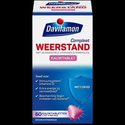 Davitamon Compleet Weerstand Kauwvitamines Bosvruchten Davitamon Compleet Weerstand Kauwvitamines Bosvruchten