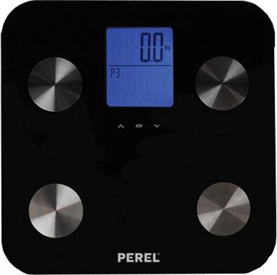 Perel Personenweegschaal digitaal 180 kg zwart