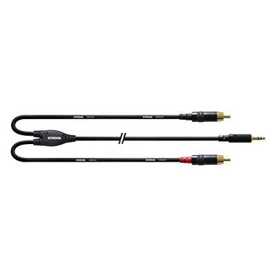 Cordial CFY 3 WCC Rean verloopkabel 2x RCA naar mini-jack 3m Cordial CFY 3 WCC Rean verloopkabel 2x RCA naar mini-jack 3m