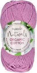 Stylecraft Naturals Organic Cotton 7184 Mauve - Haakgaren / Breigaren