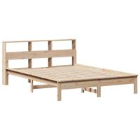 Bedframe zonder matras massief grenenhout 150x200 cm - thumbnail