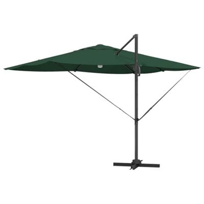 VidaXL Parasol groen 351 x 250 x 253 cm polyester en aluminium