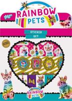 Stickerset totum rainbow pets | 12 stuks - thumbnail