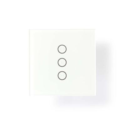 Nedis SmartLife Wandschakelaar | Wi-Fi | 300 W | Glas | Wit | 1 stuks - WIFIWC10WT WIFIWC10WT - thumbnail