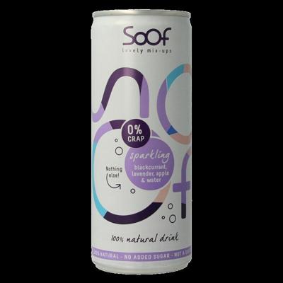 Soof Drink Sparkling Zwarte Bes, Lavendel, Appel & Water