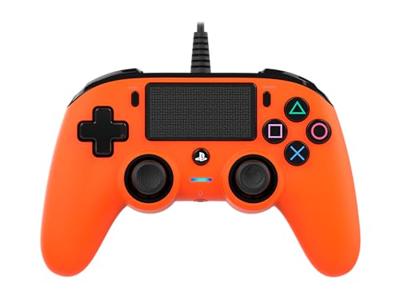 NACON Officieel gelicenseerde Wired Compact Controller voor PS4 - oranje NACON Officieel gelicenseerde Wired Compact Controller voor PS4 - oranje