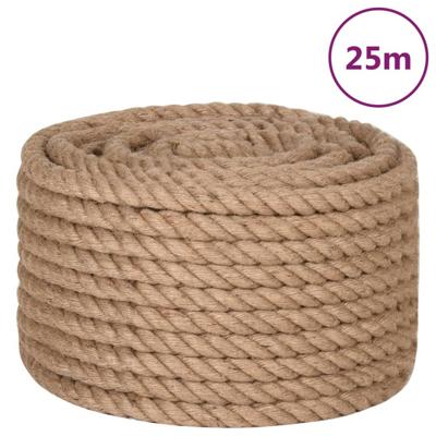 VidaXL Touw 25 m lang 24 mm dik jute