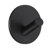 Smedbo Beslagsboden Handdoekhouder - 3x3x2.2cm - zelfklevend - RVS Mat Zwart BB1080/4 - thumbnail