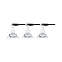Paulmann 93434 Inbouwlamp Set van 3 stuks 19.5 W Chroom (glanzend) - thumbnail