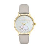 Horlogeband Kate Spade New York KSW9024 Leder Taupe 16mm - thumbnail