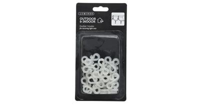 Lumineo Dakgoothaakjes Wit 24 Stuks Lumineo Dakgoothaakjes Wit 24 Stuks