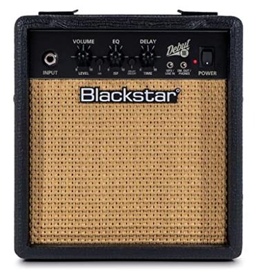 Blackstar Debut 10E Black 10W 2x3" Vintage Stereo Combo gitaarversterker met delay en ISF