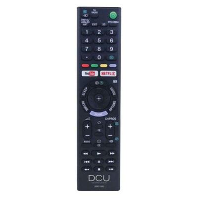 DCU TECNOLOGIC Sony afstandsbediening | afstandsbediening TV LCD/LED | compatibel met Sony TV | Netflix en Youtube | zwart