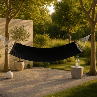 Nohr Hangmat 'Tion' 200 x 140cm, kleur Zwart Nohr Hangmat 'Tion' 200 x 140cm, kleur Zwart