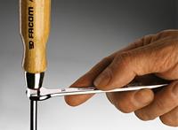 Facom schroevendraaier hout sleuf - gesmeed kling met 6-kant 12x200 - ATHH.12X200 - thumbnail